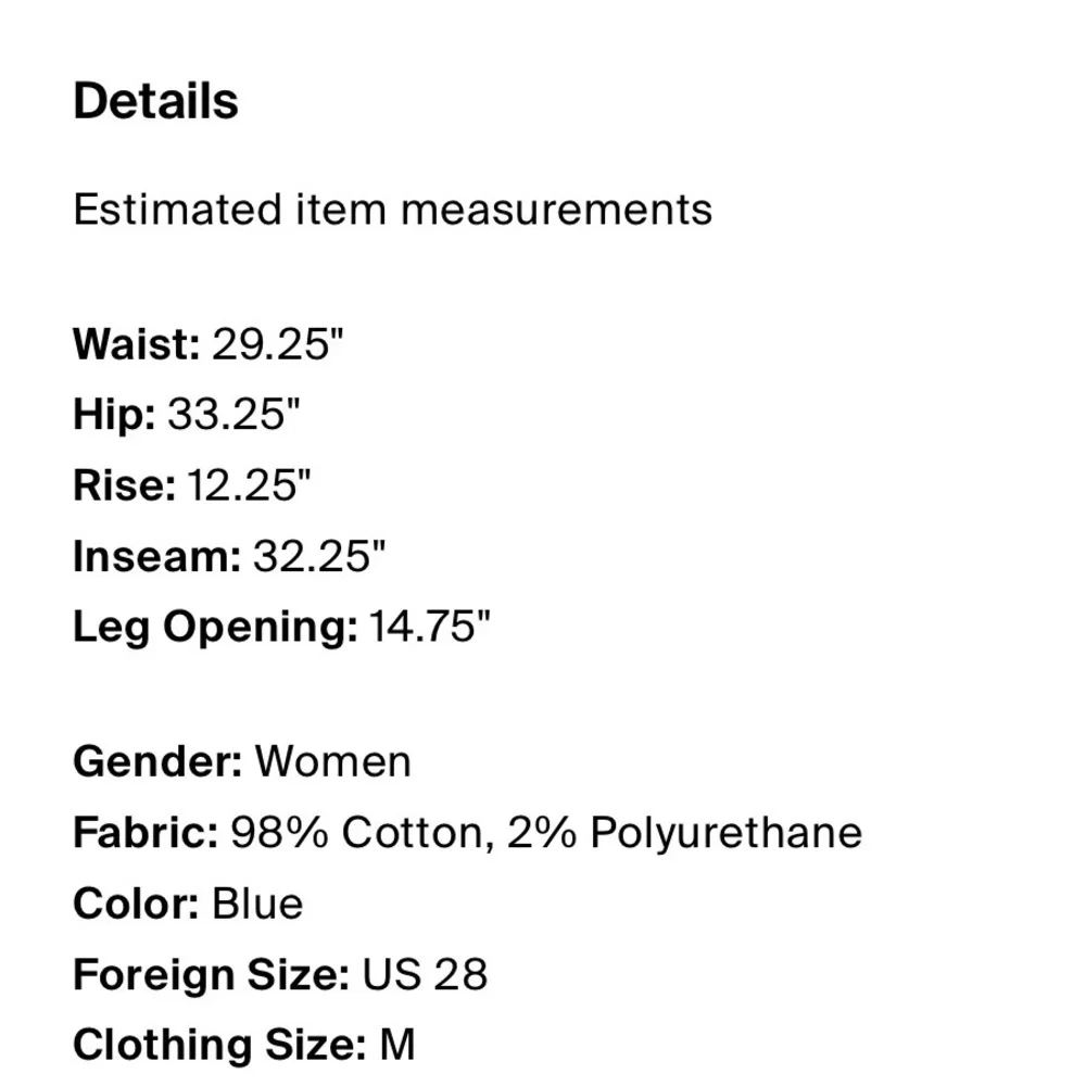 KHAITE Danielle Blue Denim Jeans - Picture 6 of 6